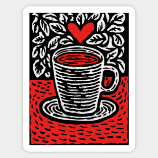 A Cup of Love | The Morning Coffee Ritual Sticker